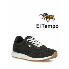 Кроссовки El Tempo, полнота 6 (RU)/ на среднюю стопу, размер 42, черный
