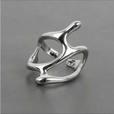 Кольцо, ширина 25 мм, серебристый Reniva