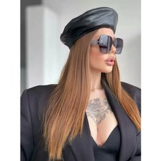 Солнцезащитные очки , черный, фиолетовый, серый Нет бренда