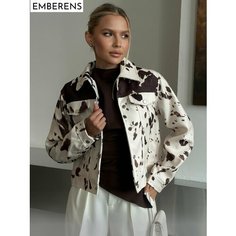 Куртка EMBERENS Весна-лето 2025, размер M, молочный