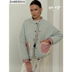 Куртка EMBERENS Весна-лето 2025, размер M, зелёный