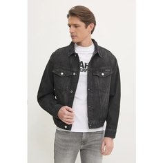 Куртка джинсовая Calvin Klein Jeans, размер M, черный