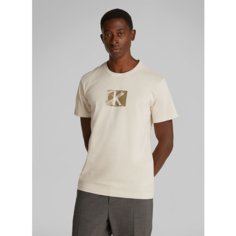 Футболка Calvin Klein Jeans, размер XXL, бежевый