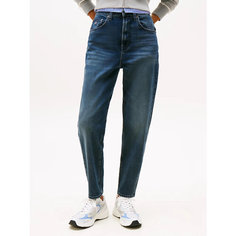 Джинсы мом Tommy Jeans, размер 27/30, синий