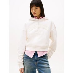 Худи Tommy Jeans, размер L, , белый