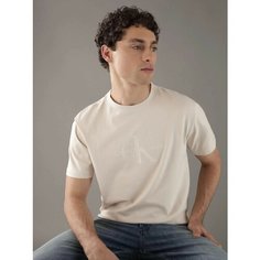 Футболка Calvin Klein Jeans, размер M, бежевый