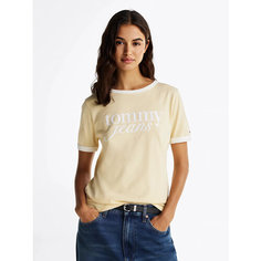 Футболка Tommy Jeans, размер M, желтый