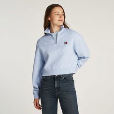 Толстовка Tommy Jeans, размер M, , голубой