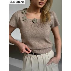 Джемпер EMBERENS, размер 40-46, , коричневый