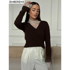 Джемпер EMBERENS, размер 40-46, , коричневый