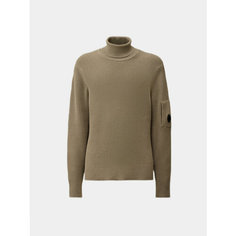 Свитер C.P. COMPANY Full Rib Turtleneck Knit, размер XL, , бежевый