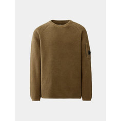 Джемпер C.P. COMPANY Cotton Chenille Crewneck Knit, размер S, , walnut