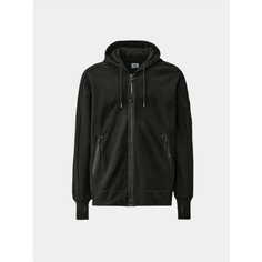 Толстовка C.P. COMPANY Diagonal Raised Fleece, размер S, , black