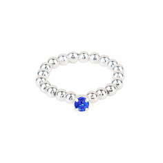Кольцо Hola Jewelry, кристаллы Swarovski, размер 17, синий