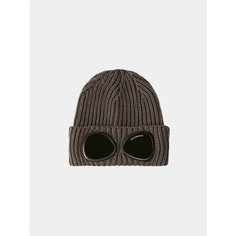Шапка-бини C.P. COMPANY Extra Fine Merino Wool Goggle для мужчин, размер One size, коричневый