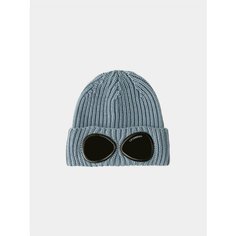 Шапка-бини C.P. COMPANY Extra Fine Merino Wool Goggle для мужчин, размер One size, голубой