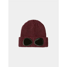 Шапка-бини C.P. COMPANY Extra Fine Merino Wool Goggle для мужчин, размер One size, бордовый