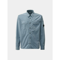 Рубашка C.P. COMPANY Organic Gabardine Lens, размер XXL, flint stone