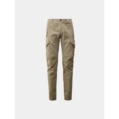 Брюки карго C.P. COMPANY Stretch Sateen Ergonomic, размер 52, хаки