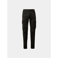Брюки карго C.P. COMPANY Stretch Sateen Ergonomic, размер 56, черный