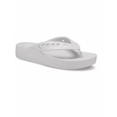 Шлепанцы Crocs Baya Platform flip, размер W6, белый