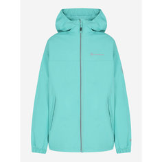 Ветровка OUTVENTURE Active Girls Windbreaker, размер 146/152, бирюзовый