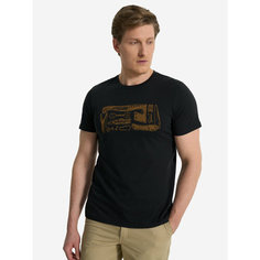 Футболка OUTVENTURE Travel Men’s SS T-Shirt, размер 46, черный