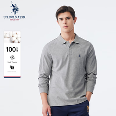 Лонгслив U.S. POLO ASSN., размер XL /180, , gray
