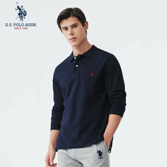 Лонгслив U.S. POLO ASSN., размер XL /180, , navy blue