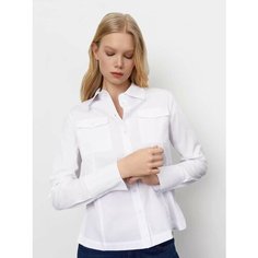 Рубашка JUST CLOTHES, размер 48, белый
