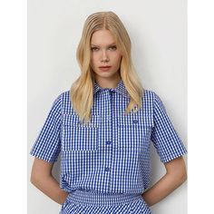 Блуза JUST CLOTHES, размер 38, голубой