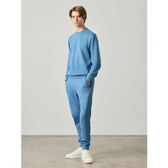 Брюки спортивные JUST CLOTHES, размер 46, голубой