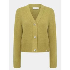 Кардиган Calvin Klein Jeans, размер S, , горчичный