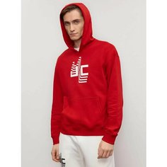 Худи JUST CLOTHES, размер 60, , красный