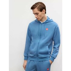Толстовка JUST CLOTHES, размер S, , голубой