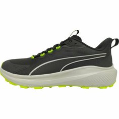 Кроссовки PUMA Skyrocket Lite Trail, полнота F, размер 11 UK, черный, зеленый