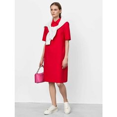 Платье JUST CLOTHES, размер 48, красный