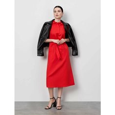 Платье JUST CLOTHES, размер 46, красный