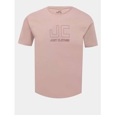 Футболка JUST CLOTHES, размер XXL, пудровый