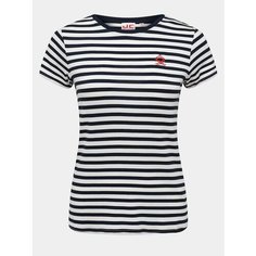 Футболка JUST CLOTHES, 1 шт., размер 38, мультиколор