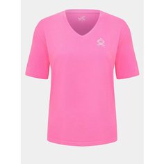 Футболка JUST CLOTHES, размер XS, рoзовый