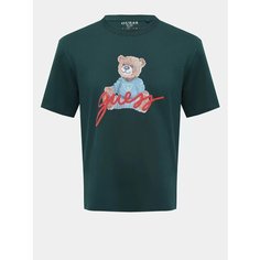 Футболка GUESS, размер XL, зелёный