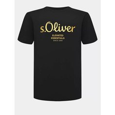 Футболка s.Oliver, размер S, черный