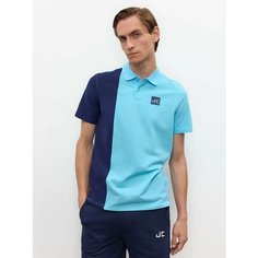 Поло JUST CLOTHES, размер 56, голубой