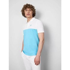 Поло JUST CLOTHES, размер 58, белый/голубой