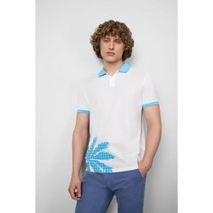 Поло JUST CLOTHES, размер 52, белый