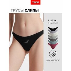 Трусы ТВОЕ, размер L, голубой, розовый, черный