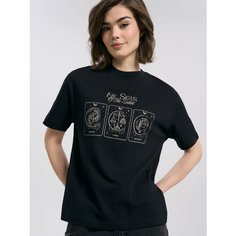 Футболка ТВОЕ, размер S, черный/черный