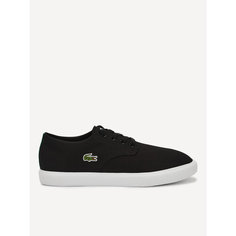 Кеды LACOSTE, размер 10,5 UK, черный