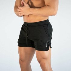 Шорты шорты мужские спортивные, размер 3XL, черный Нет бренда